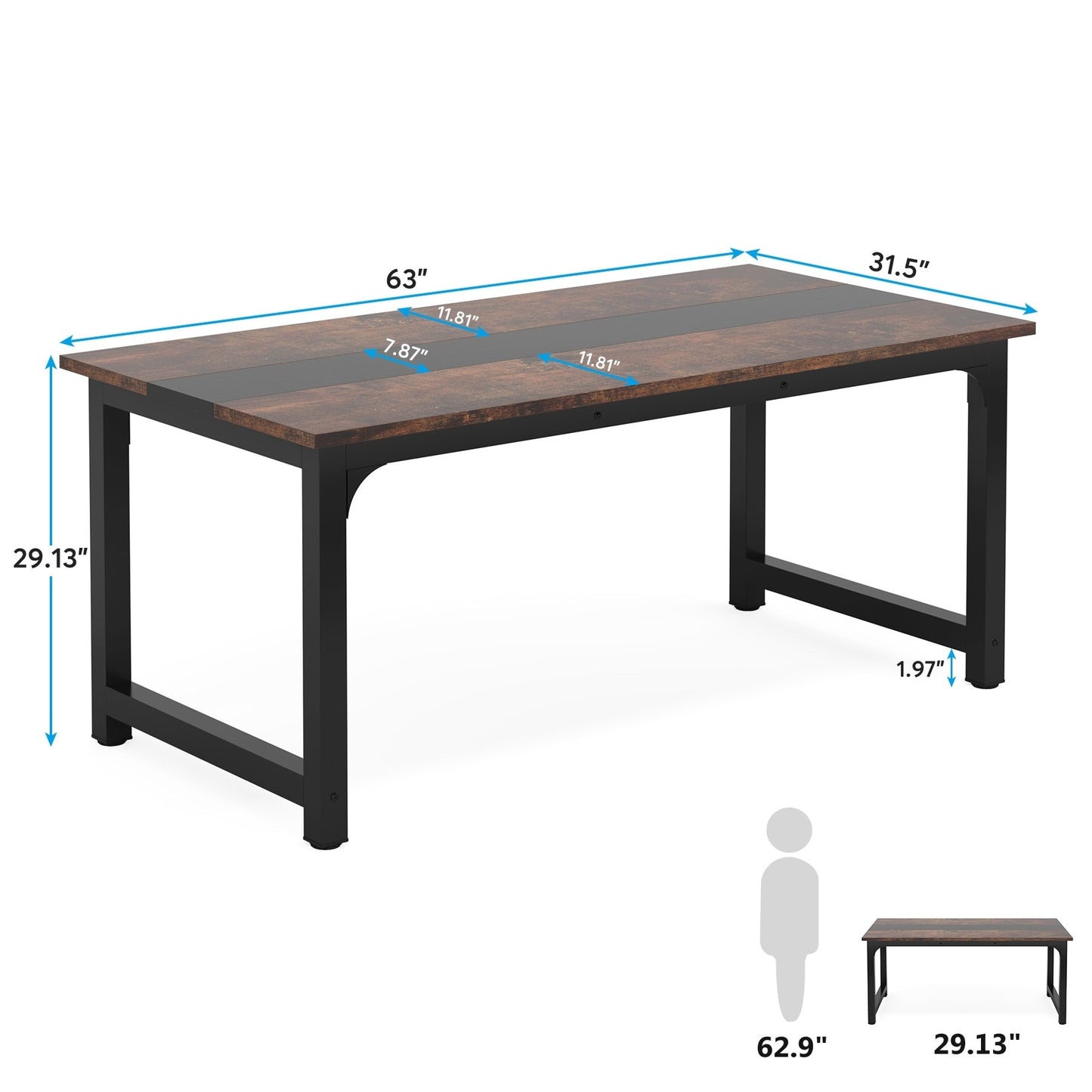 63 Modern Computer Desk for Home Office