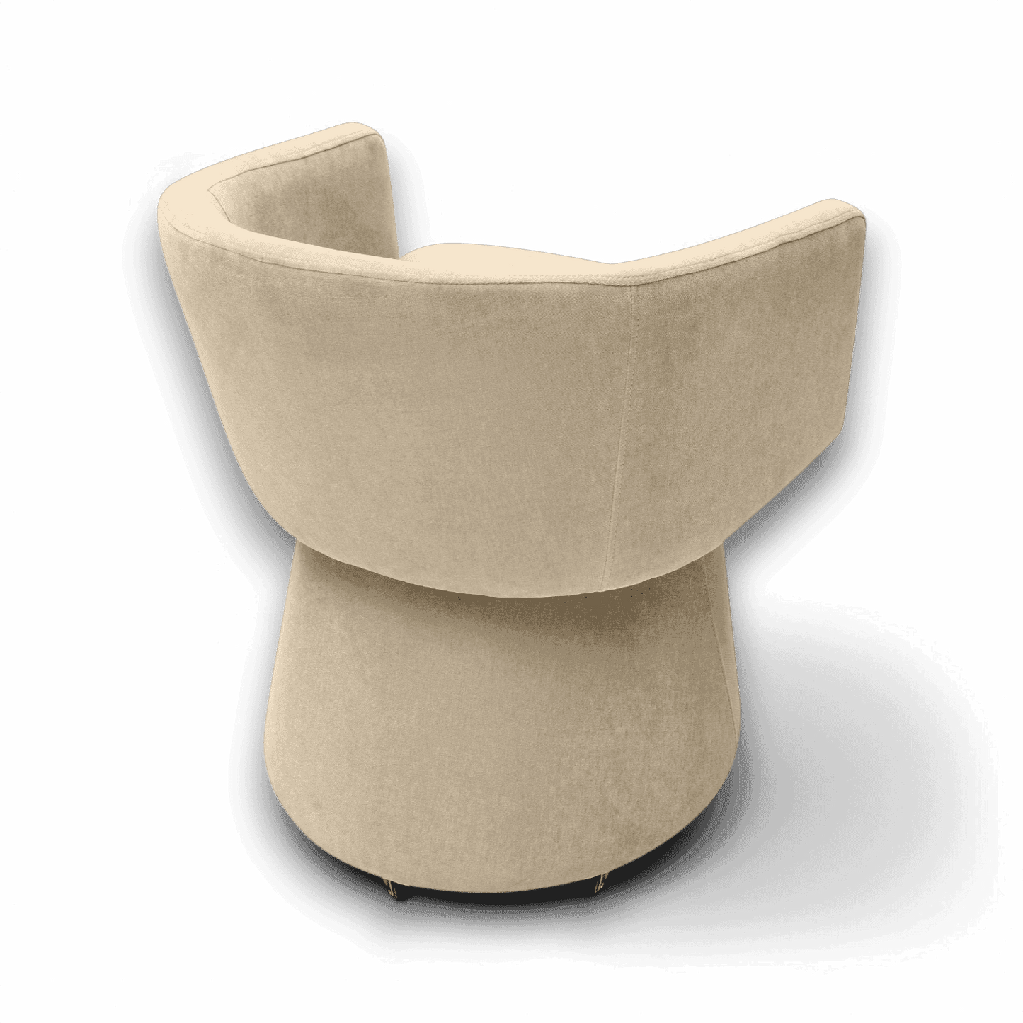 Cosmos Taupe Rolling Desk Chair