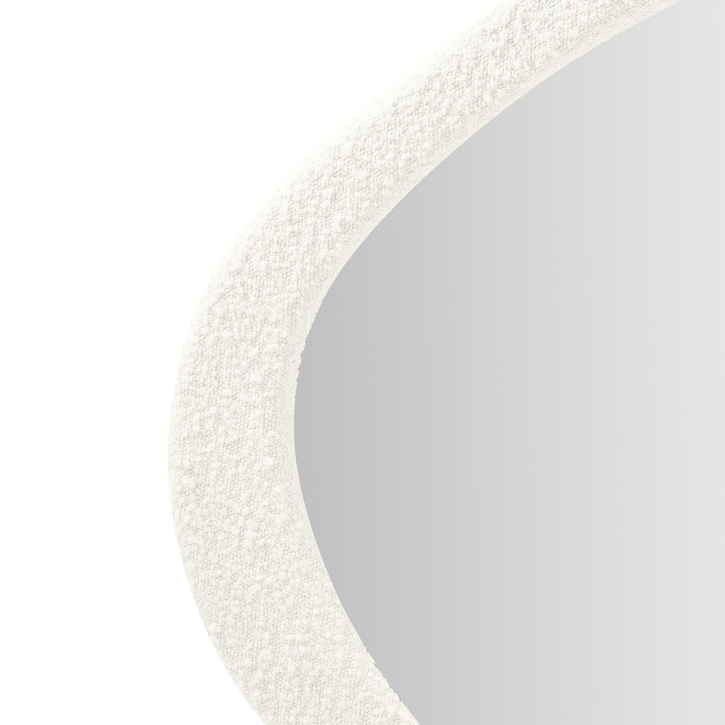 Celeste Boucle Triangular Mirror