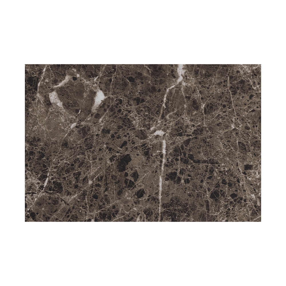 Monaco Round Coffee Table Brown Marble