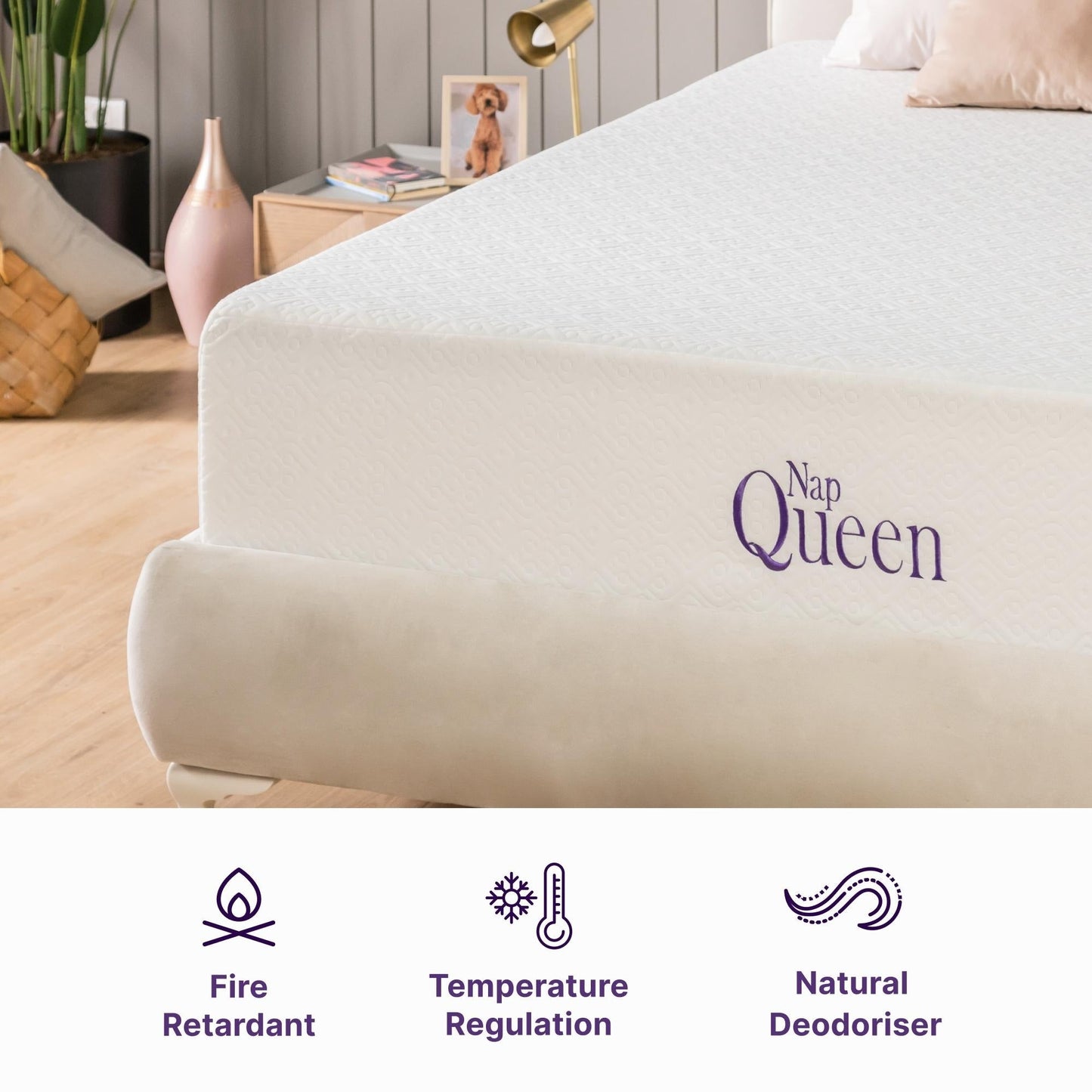 NapQueen Elizabeth 8 Cooling Gel Memory Foam Mattress