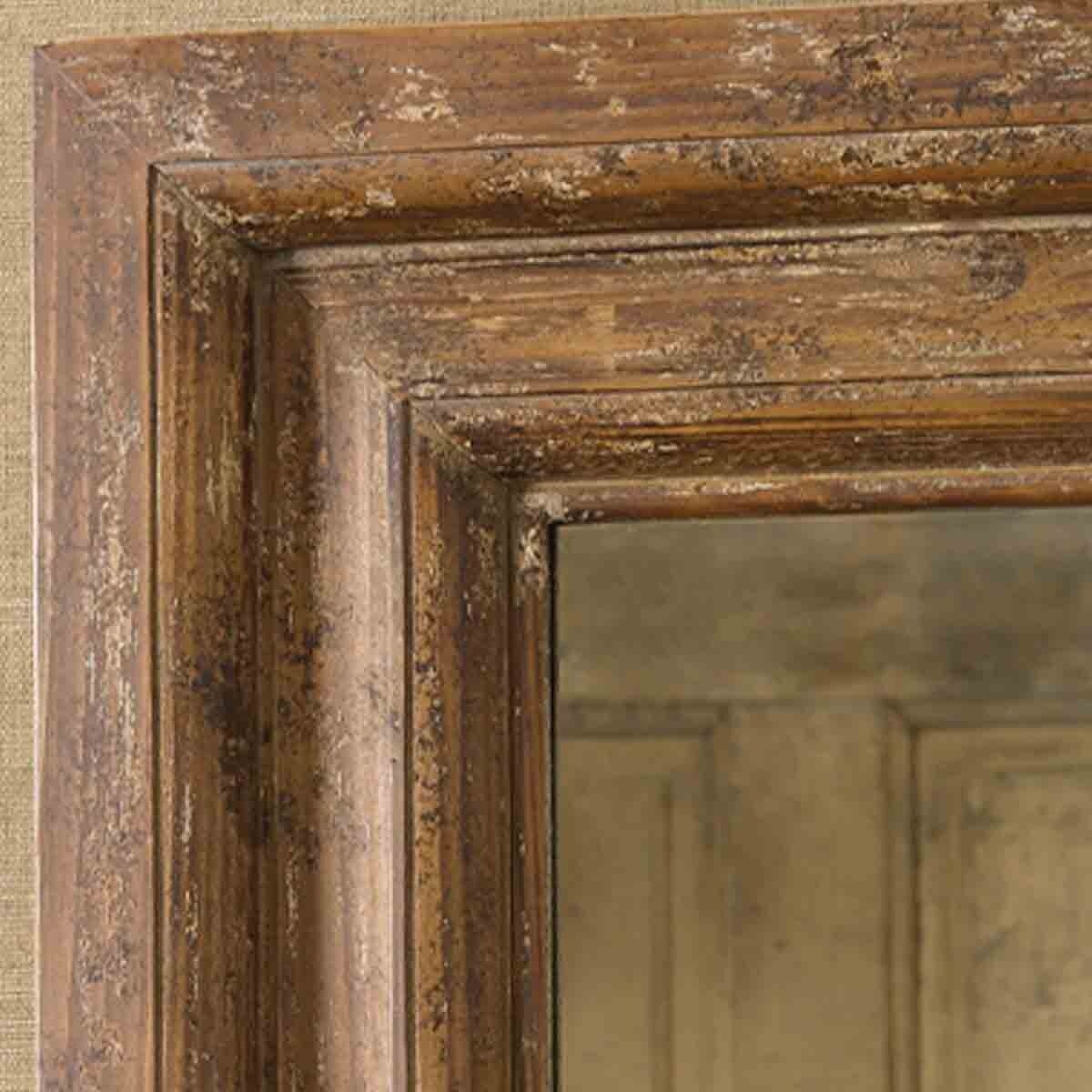 Park Designs Distressed Wood Mirror 36H - Brown - 36H x 24W x 2.75D