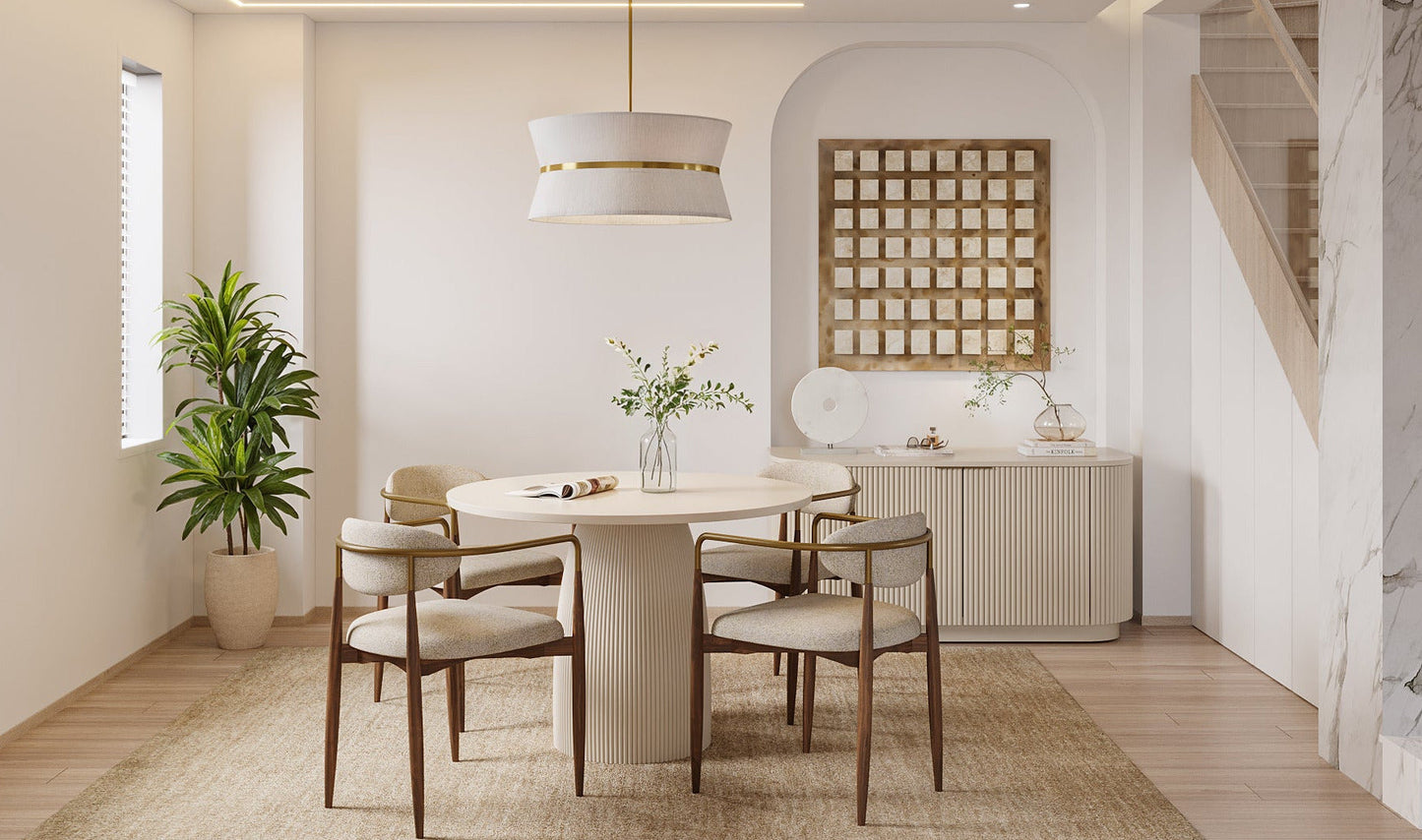 Sand Dining Chair Beige