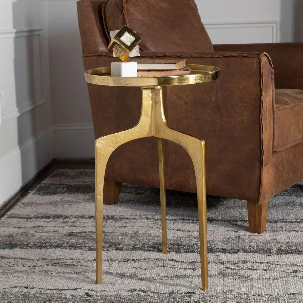 Vesper Side Table Gold