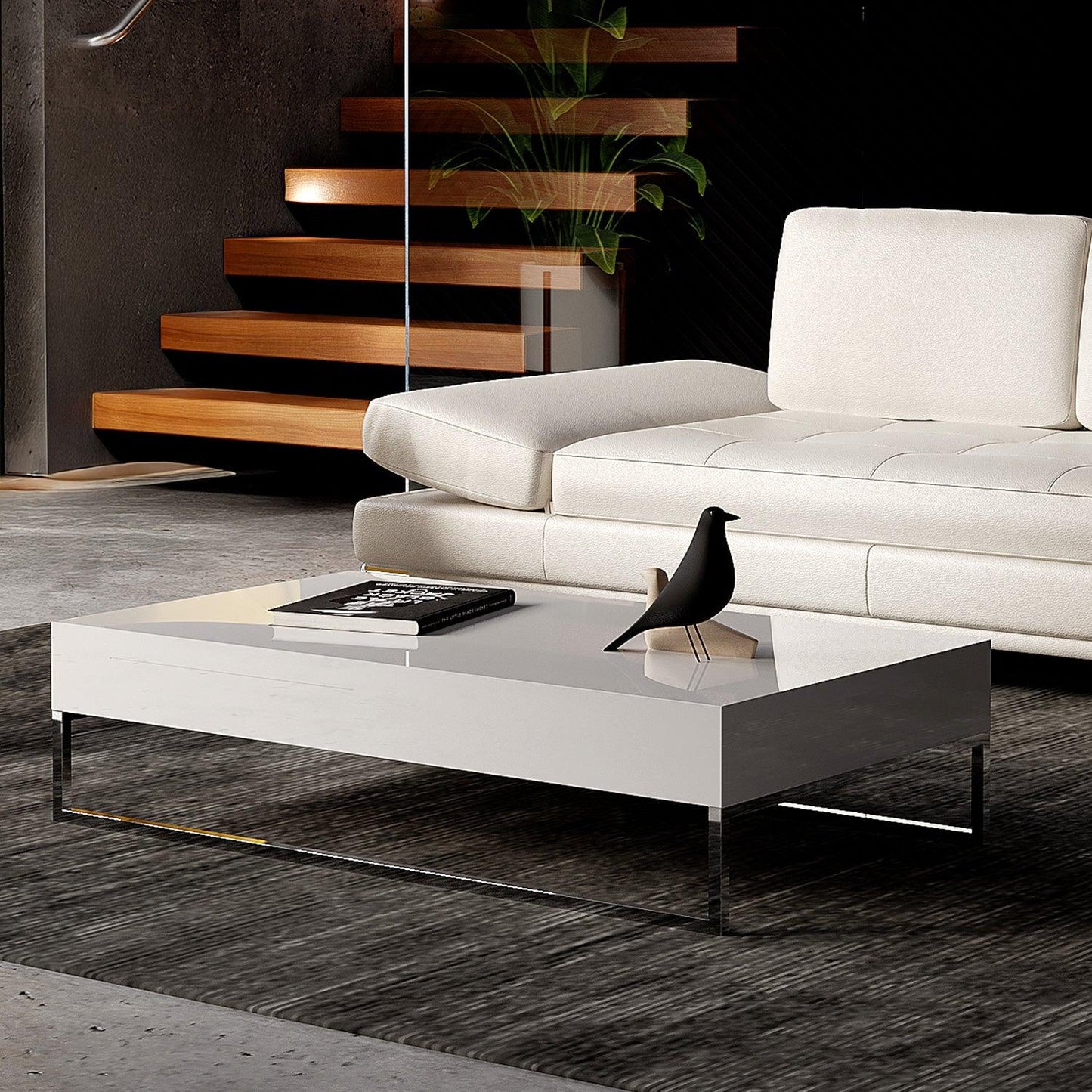 Angelica Coffee Table White