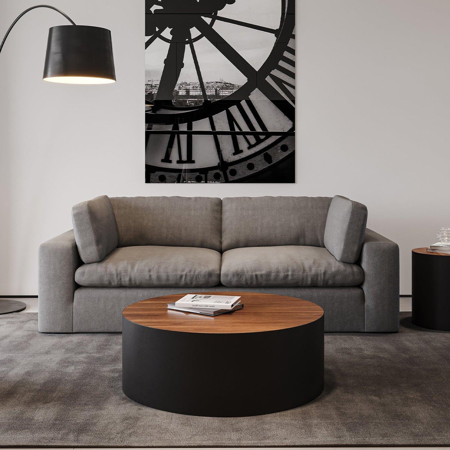 Bloom 3 Seater Sofa Gray