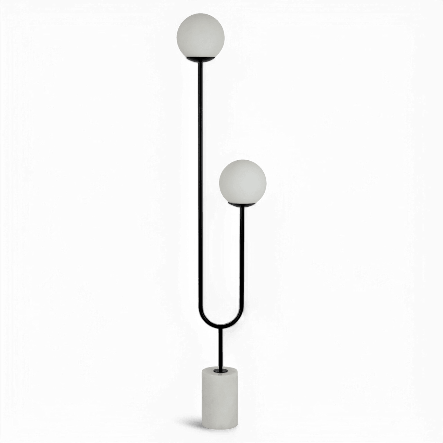 Brisa Floor Lamp Black & White