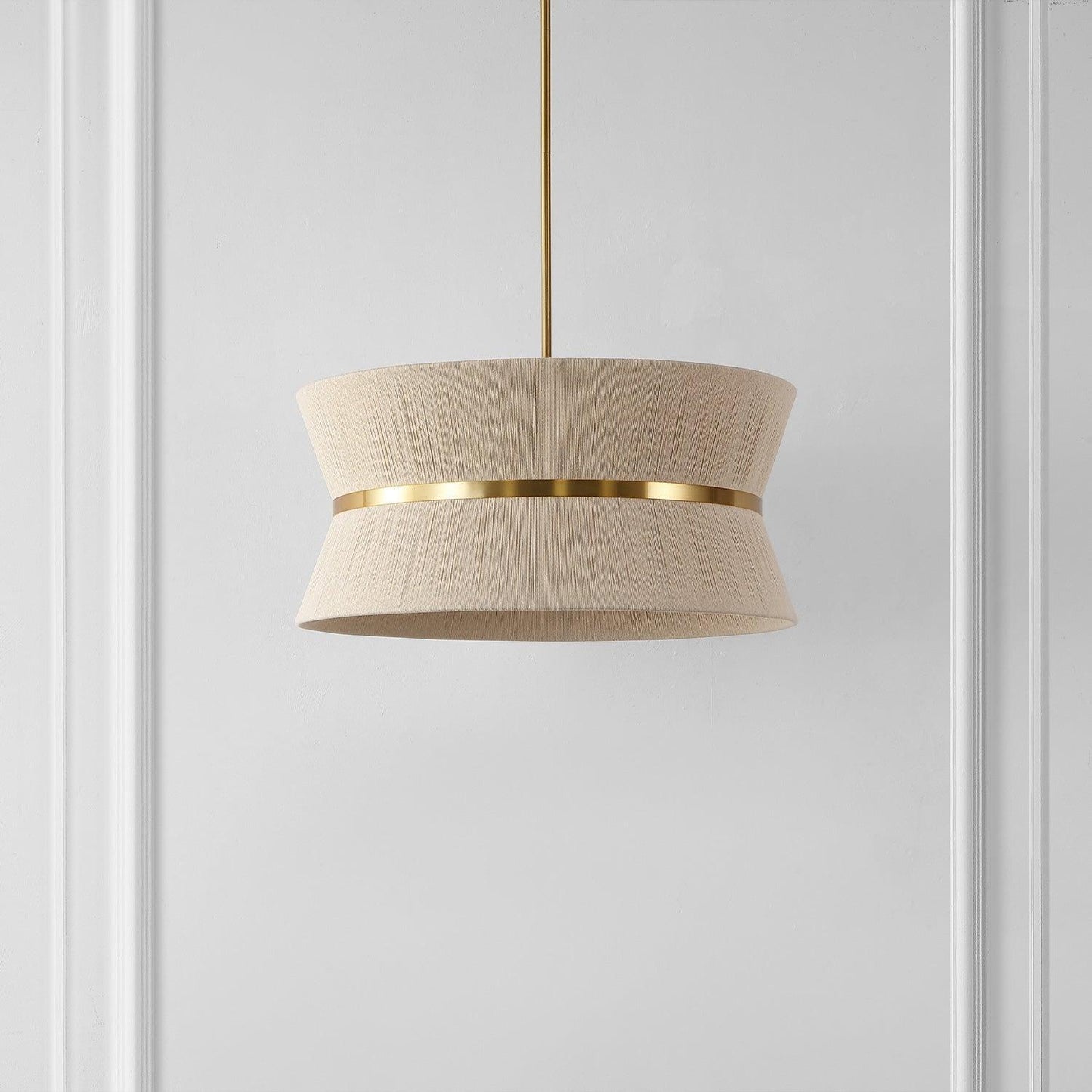 Soleil Chandelier Brass