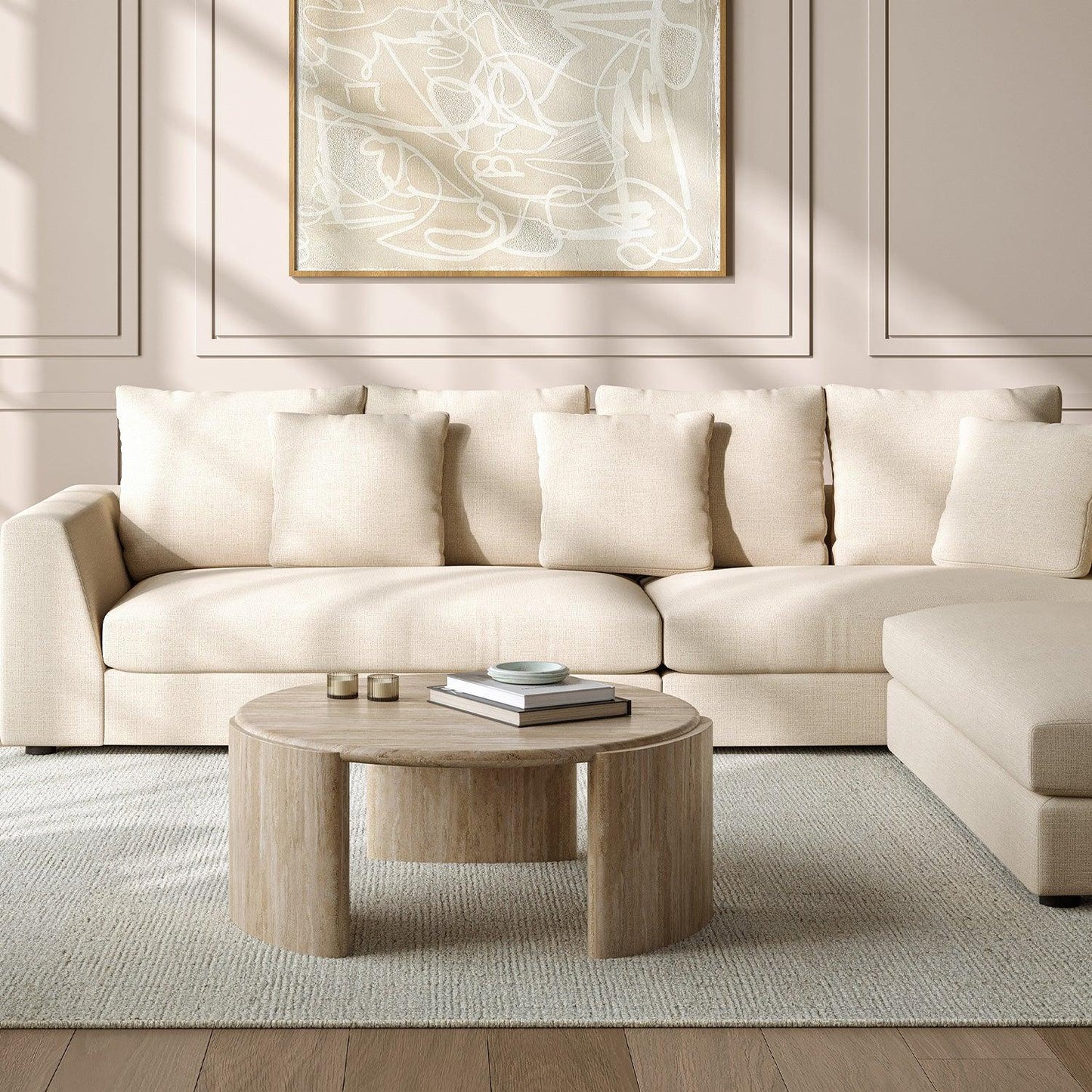 Terra Coffee Table Travertine