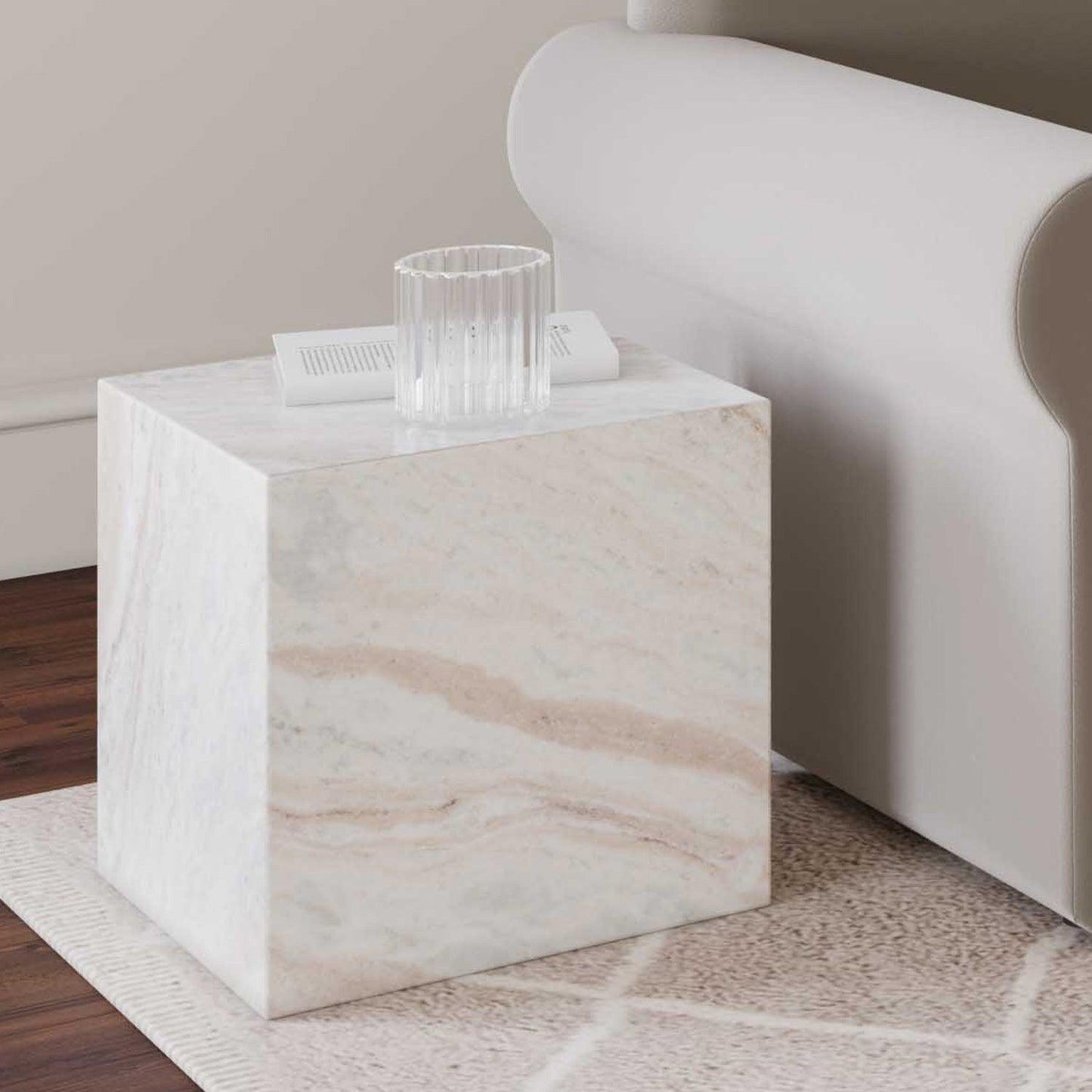 Vittoria Marble Side Table