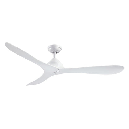 56 Modern Black 3-Blade Propeller DC Ceiling Fan with Remote