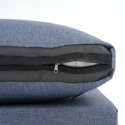 6 - Person Outdoor Sectional Seating Group with Cushions