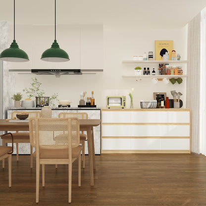 63W 9 Drawer Dresser Accent Dresser for Living Room Bedroom Chest