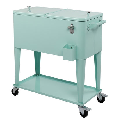 80QT Iron Spray Cooler with Shelf