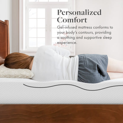 SoftNest Rejuv Collection 10-inch Premium Gel Memory Foam Mattress