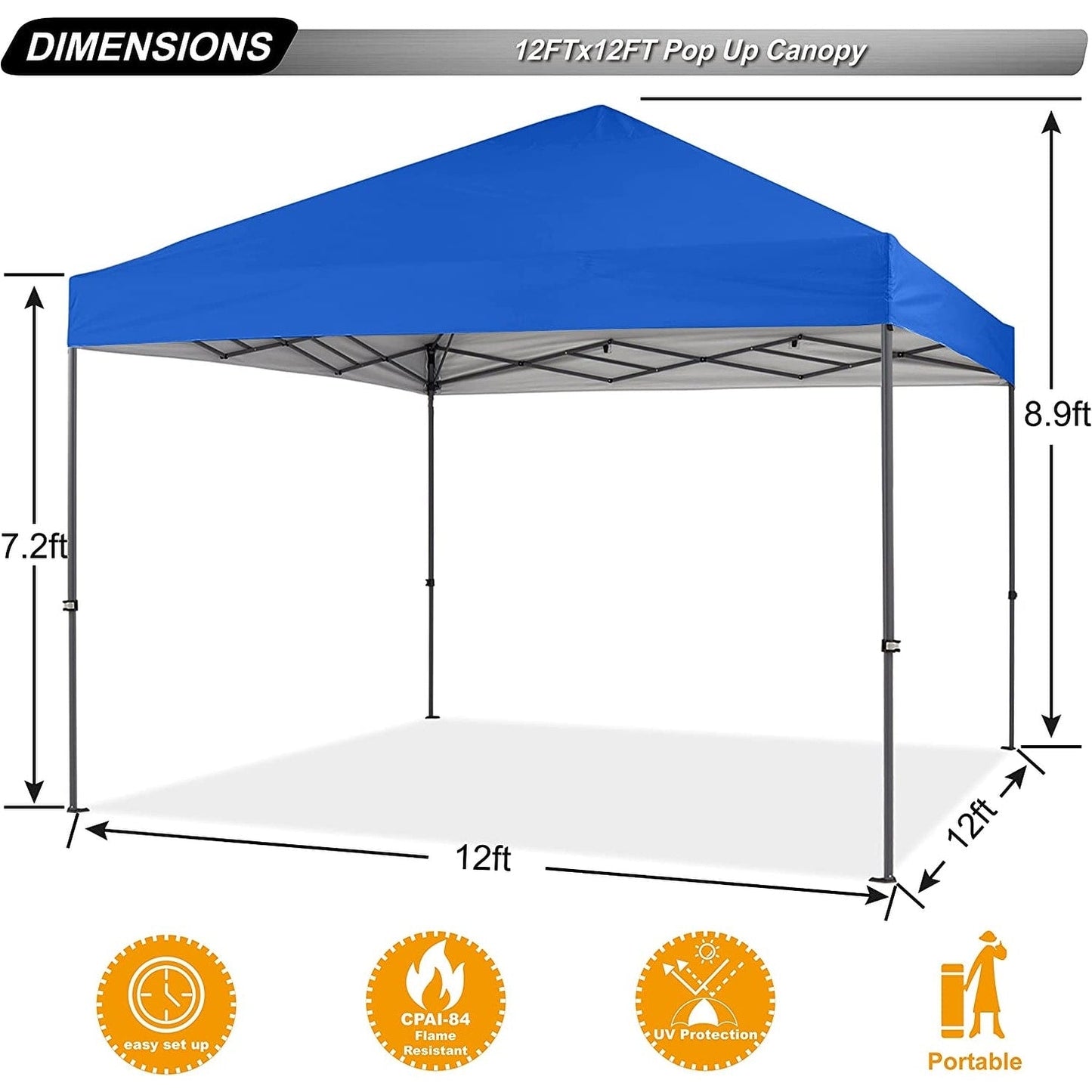ABCCANOPY Durable Easy Pop up Canopy Tent Outdoor canopy tent