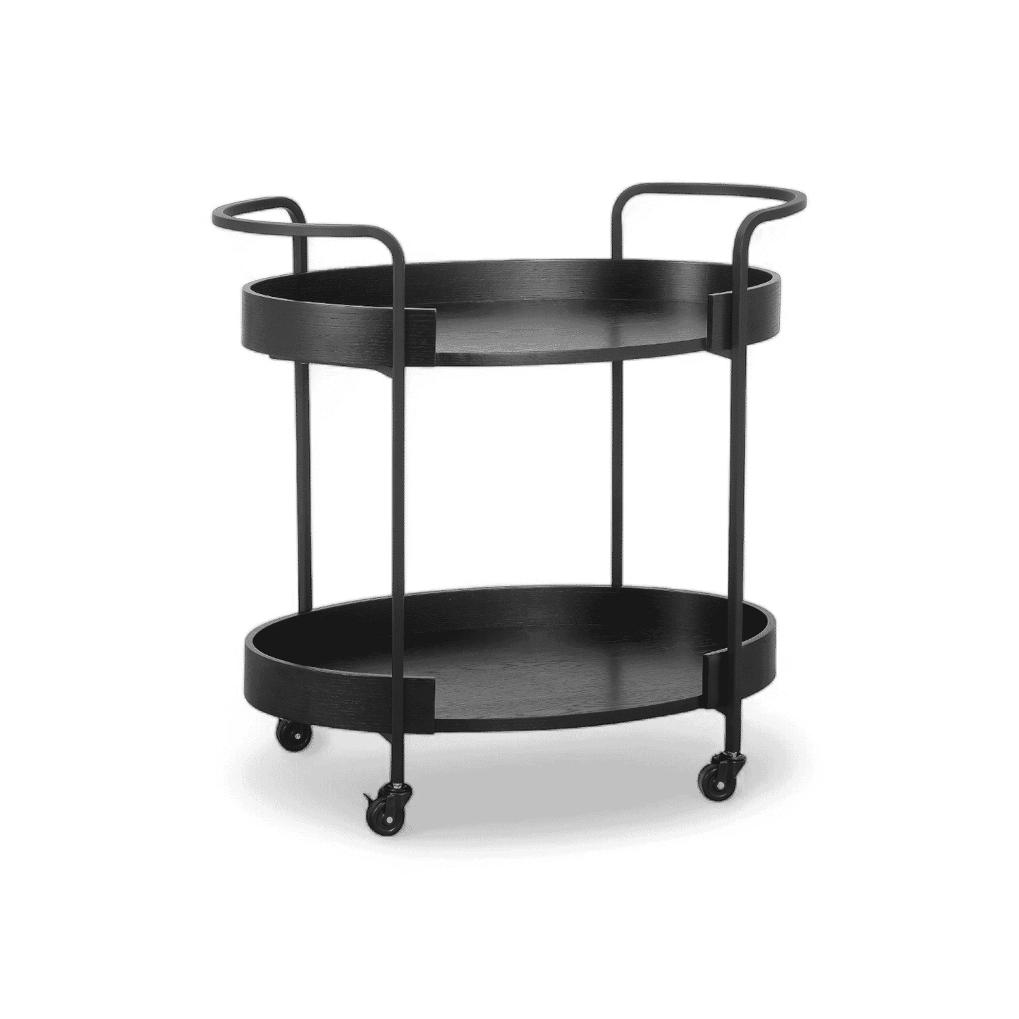 Lattice Black Bar Cart