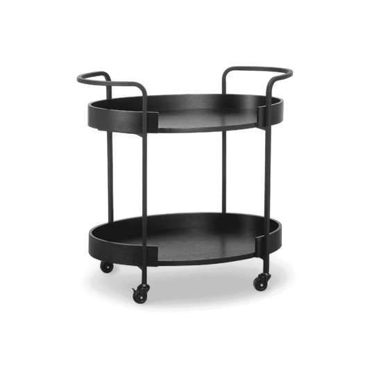 Lattice Black Bar Cart