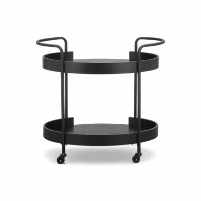 Lattice Black Bar Cart