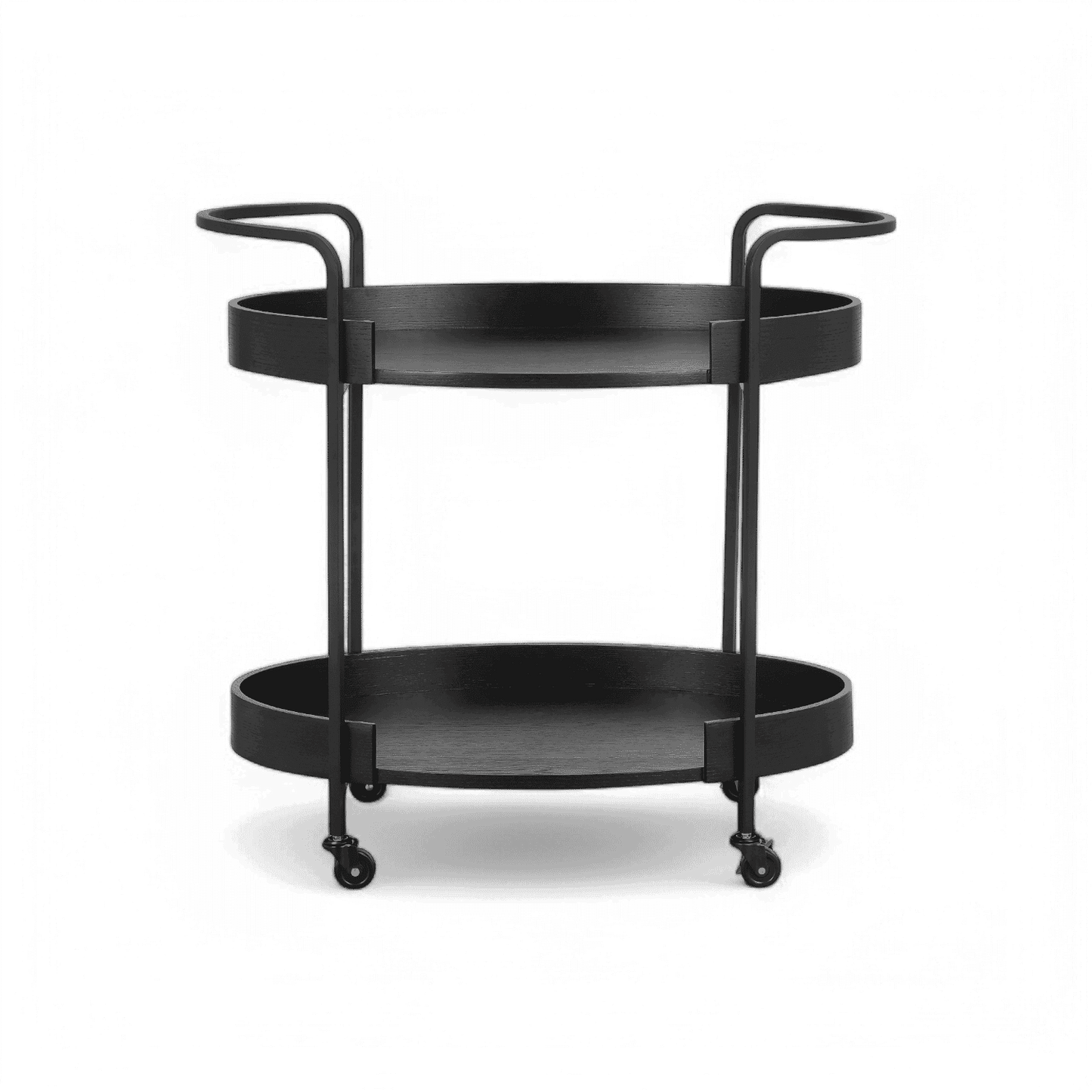 Lattice Black Bar Cart