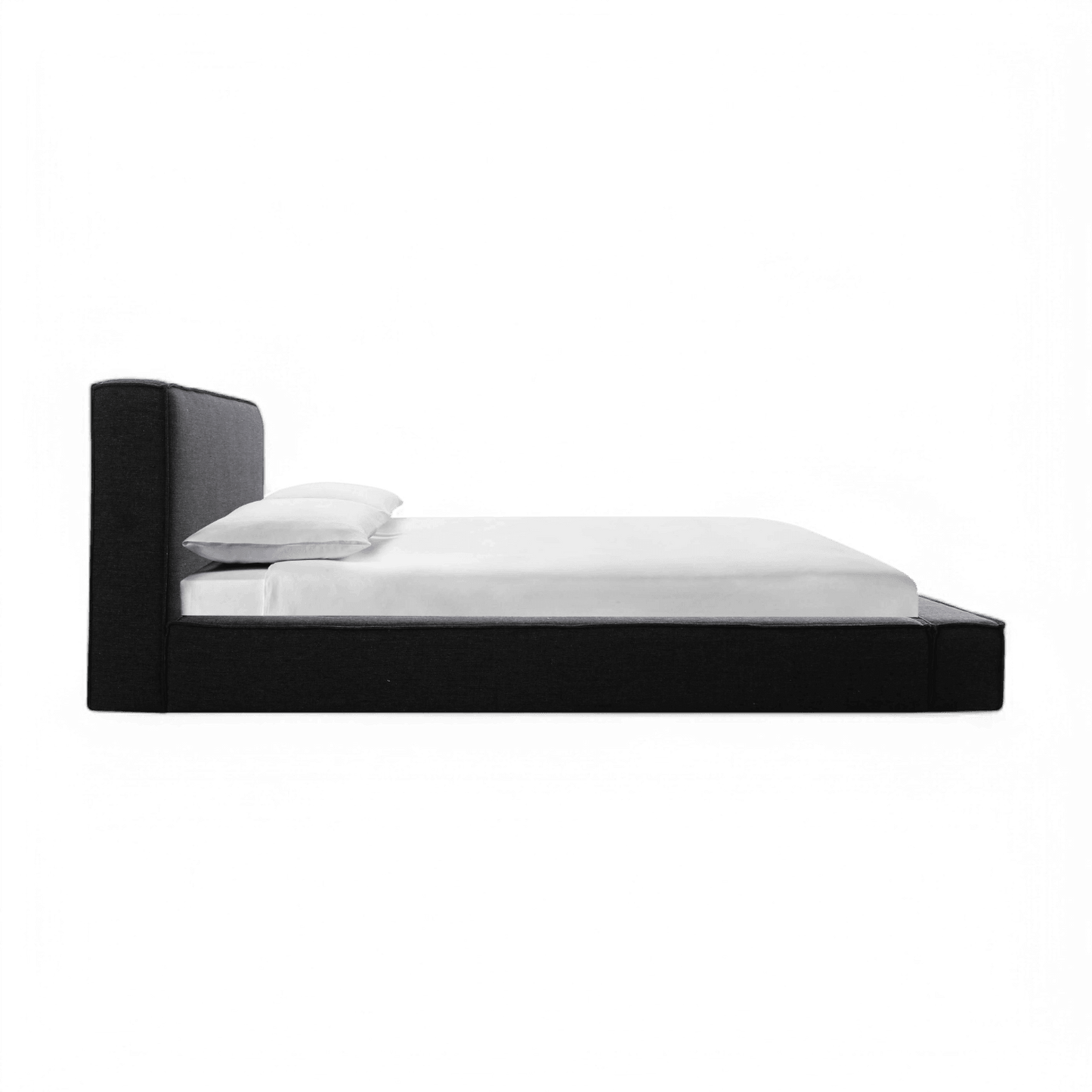 Nova Black Fabric King Bed