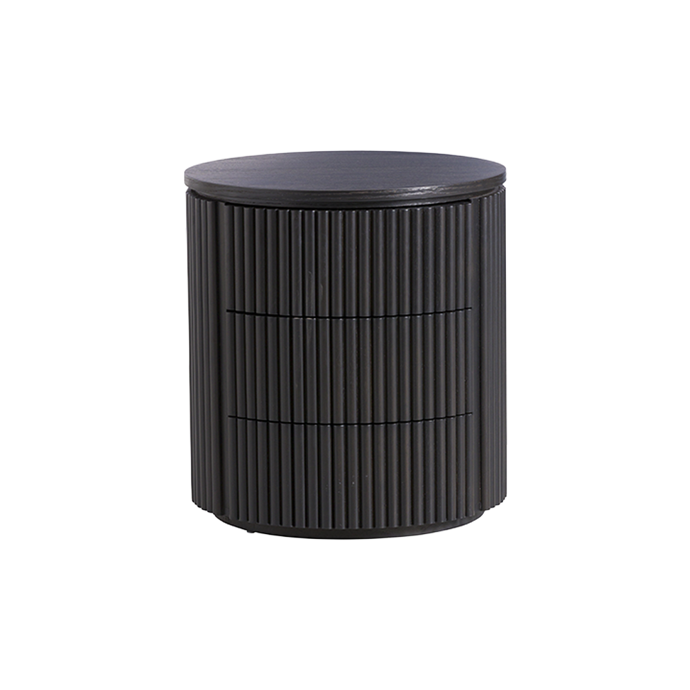 Baxter Nightstand Black Wood