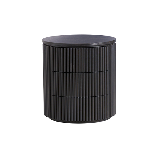 Baxter Nightstand Black Wood