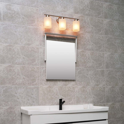 Bellevue Lydia 3 Light 23 Wide Bathroom Vanity Light with Frosted