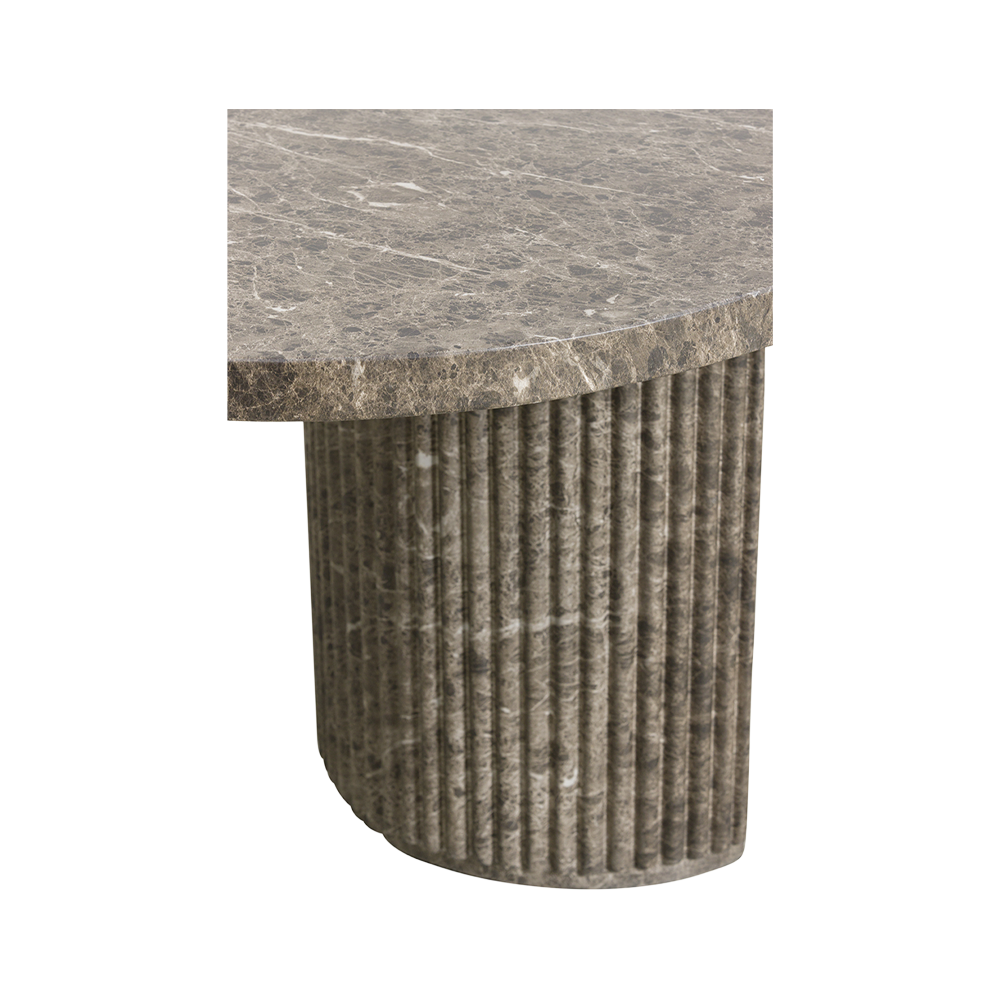 Bloom Dining Table Brown Marble