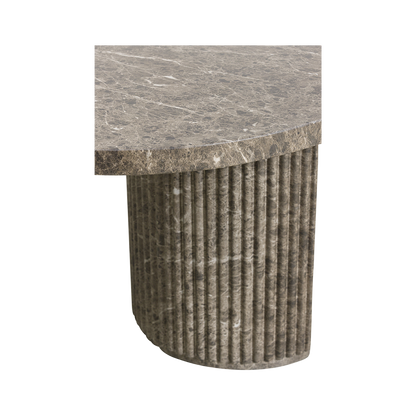 Bloom Dining Table Brown Marble