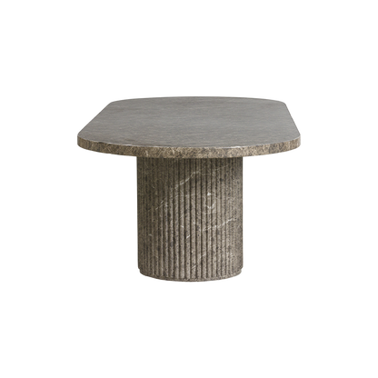 Bloom Dining Table Brown Marble