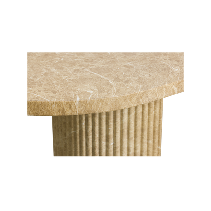 Bloom Dining Table Gold Marble