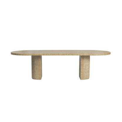Bloom Dining Table Gold Marble