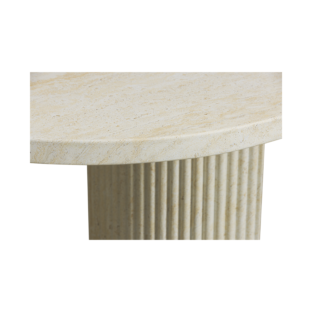 Bloom Dining Table Travertine