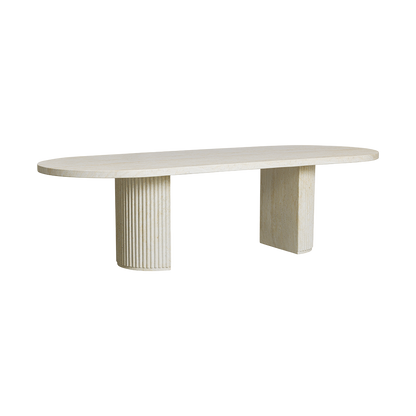 Bloom Dining Table Travertine