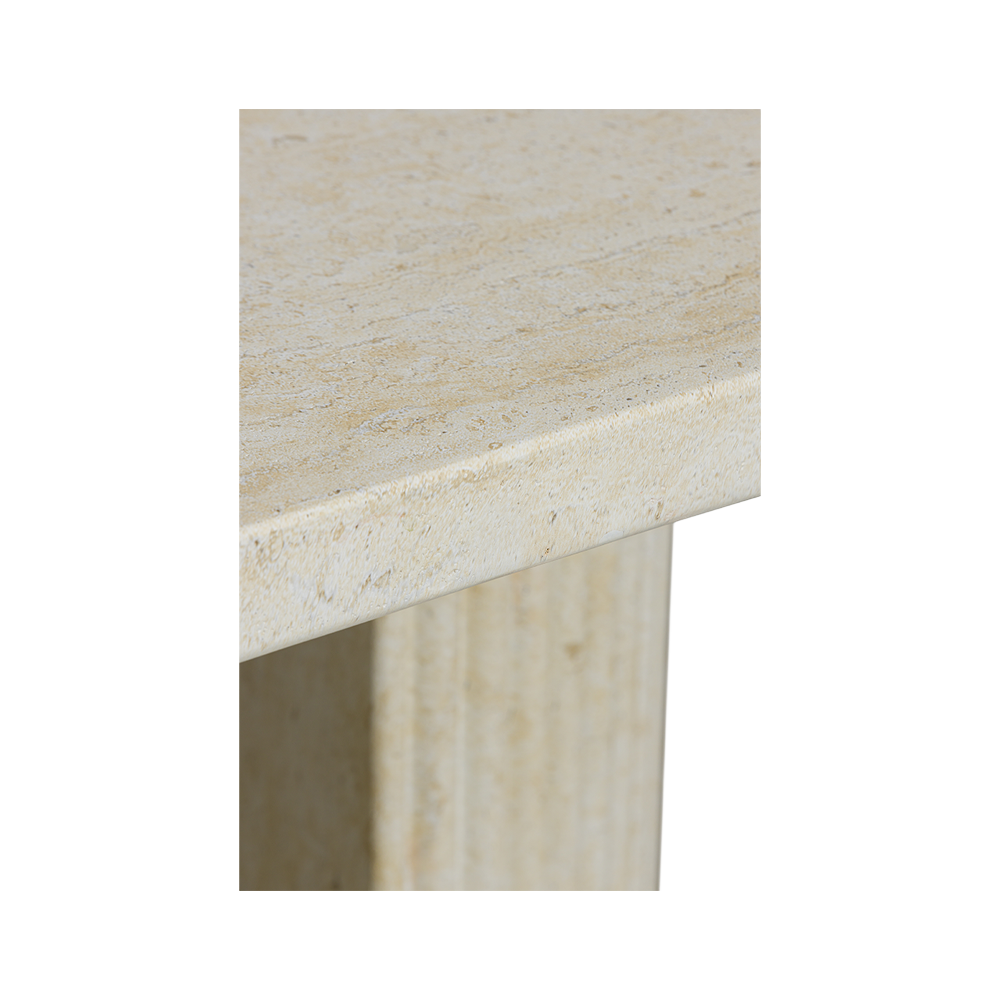 Bloom Dining Table Travertine