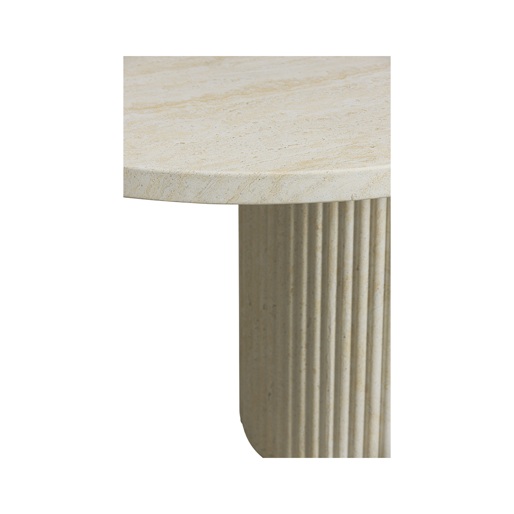 Bloom Dining Table Travertine