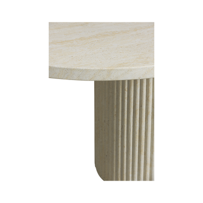 Bloom Dining Table Travertine