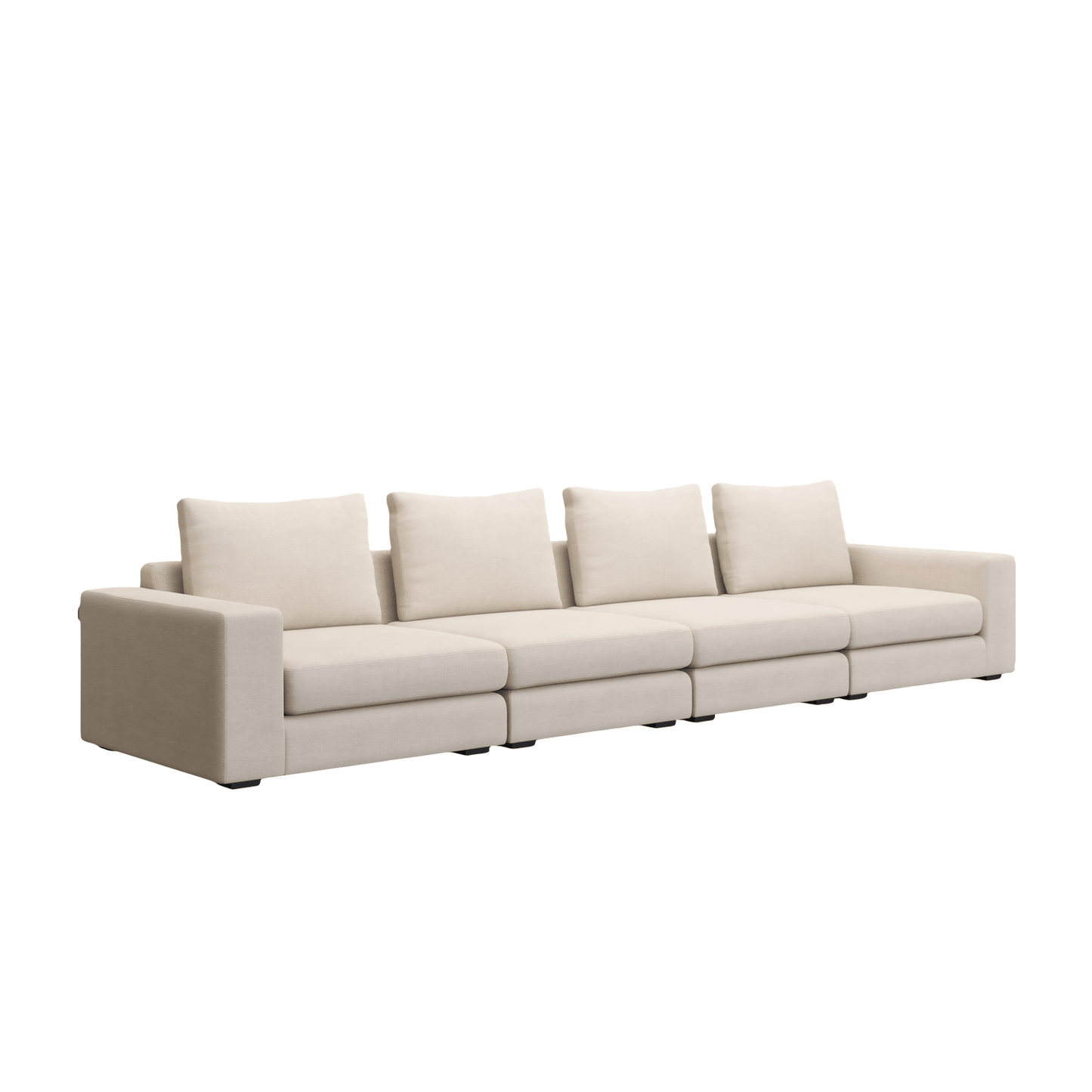 Braxton 4-Piece Sofa Cream