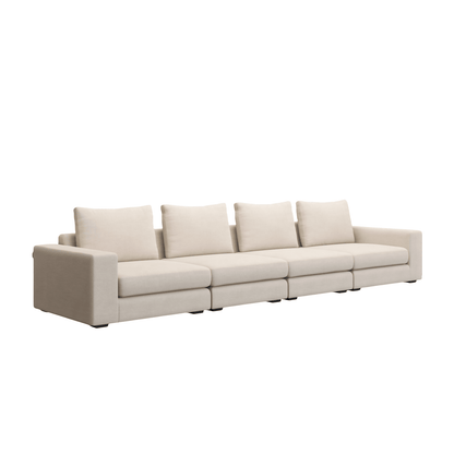 Braxton 4-Piece Sofa Cream