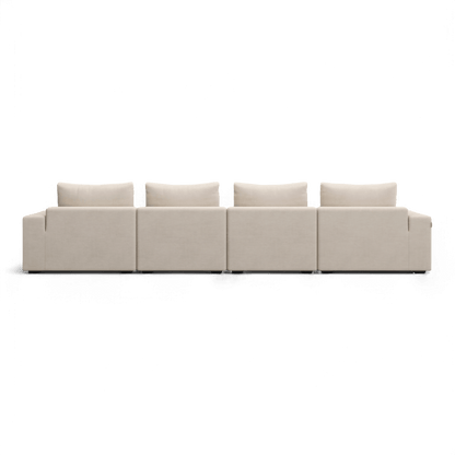 Braxton 4-Piece Sofa Cream