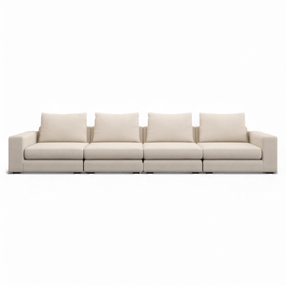 Braxton 4-Piece Sofa Cream