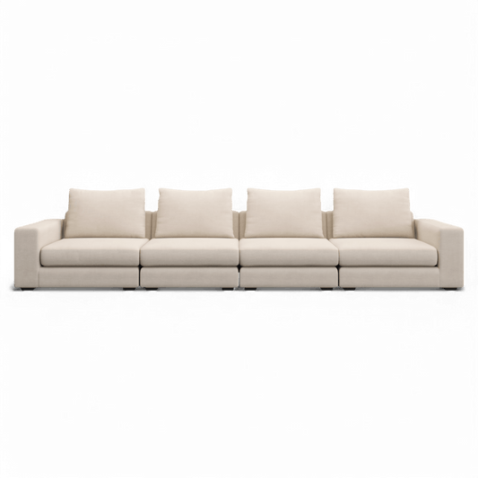 Braxton 4-Piece Sofa Cream