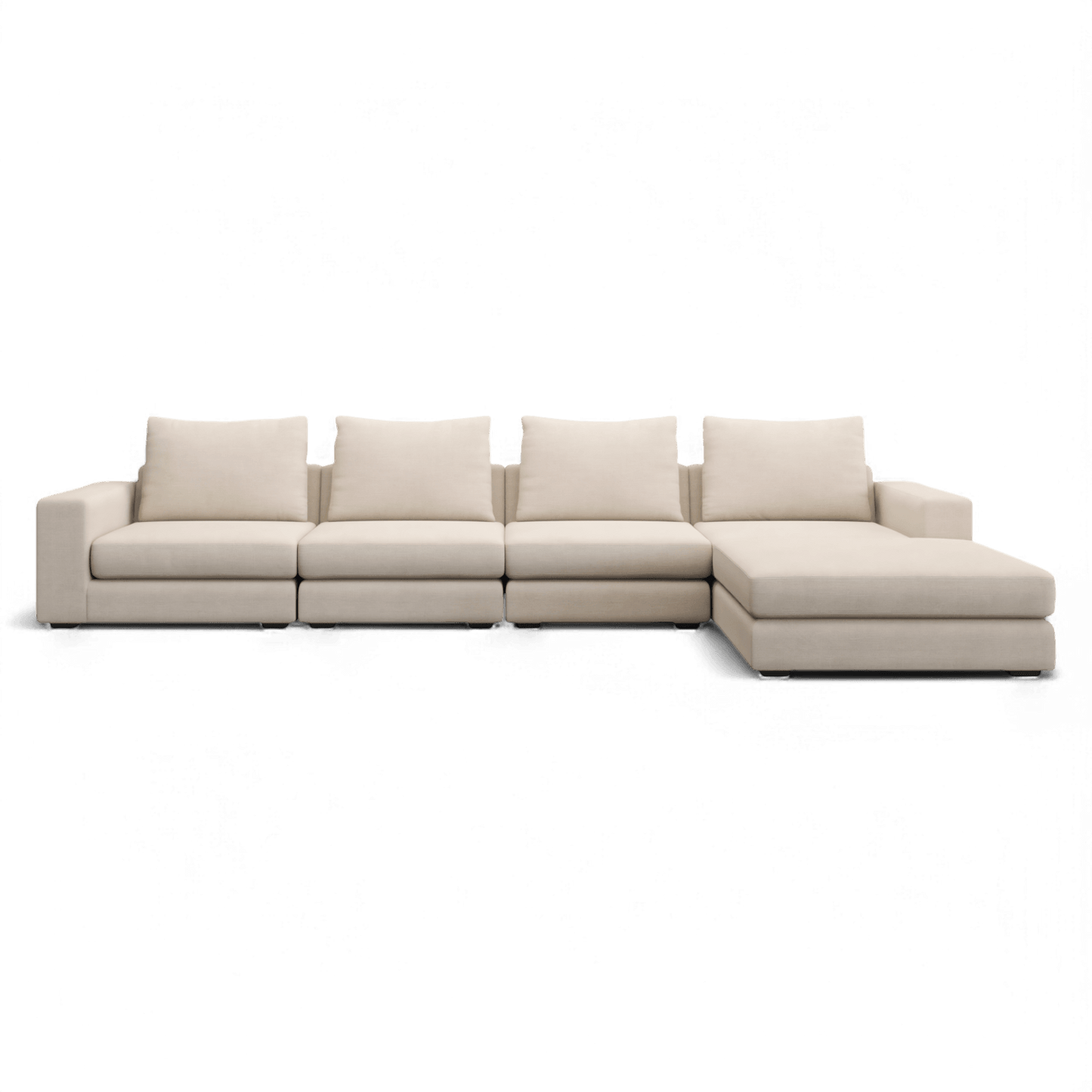 Braxton Large Sectional Sofa Cream