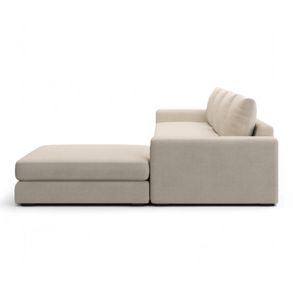 Braxton Large Sectional Sofa Cream