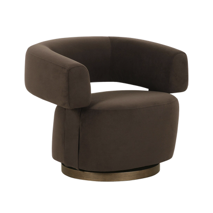 Bruna Lounge Chair Brown