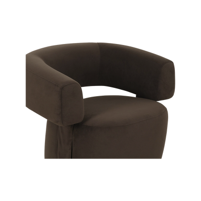 Bruna Lounge Chair Brown