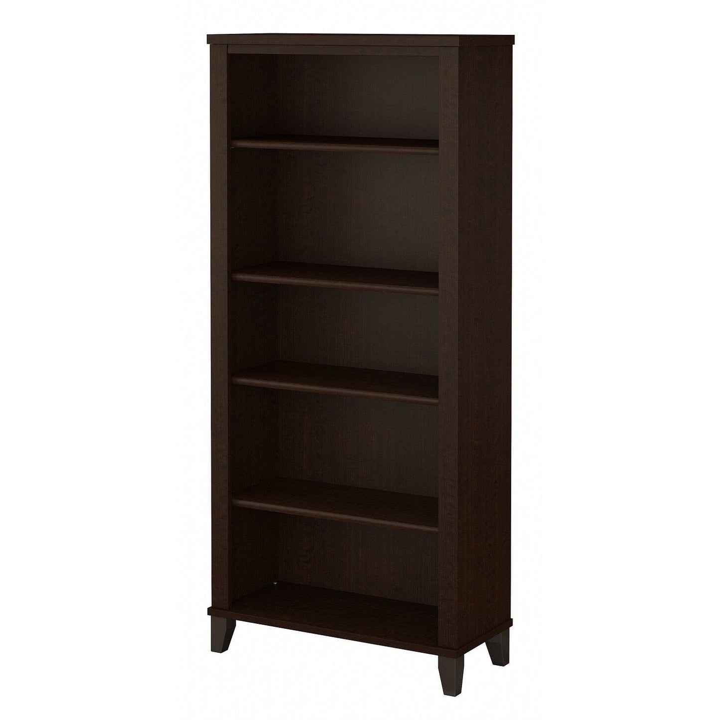 Bush Furniture Somerset Tall 5 Shelf Bookcase with Adjustable Shelves