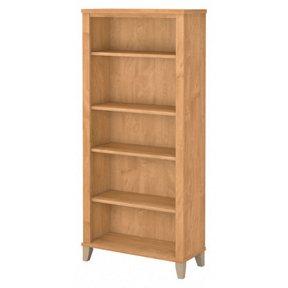 Bush Furniture Somerset Tall 5 Shelf Bookcase with Adjustable Shelves