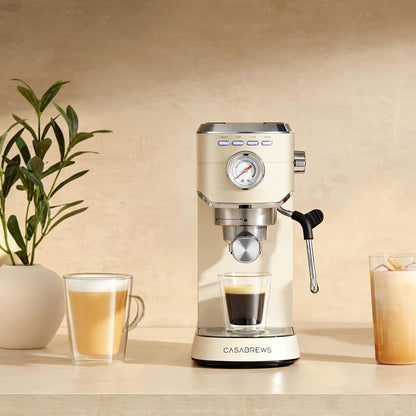CASABREWS CM5418 Espresso Machine 20 Bar with Milk Frothing Steam Wand